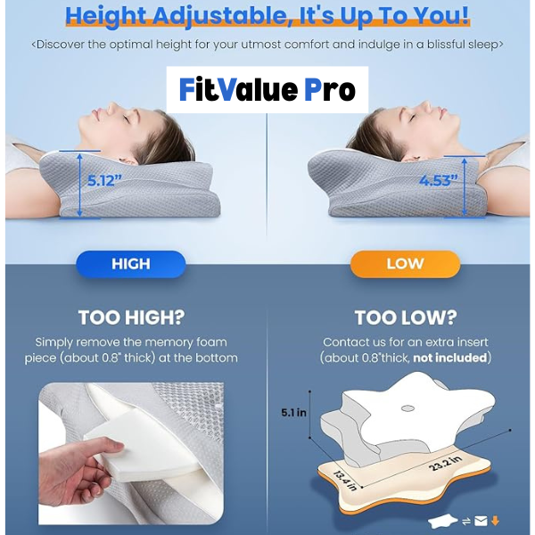Cervical Pillow for Neck Support